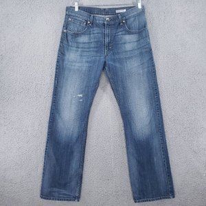 Vtg Levis Silvertab Boot Cut Jeans Men’s 34x34 Distressed Faded Whiskered
